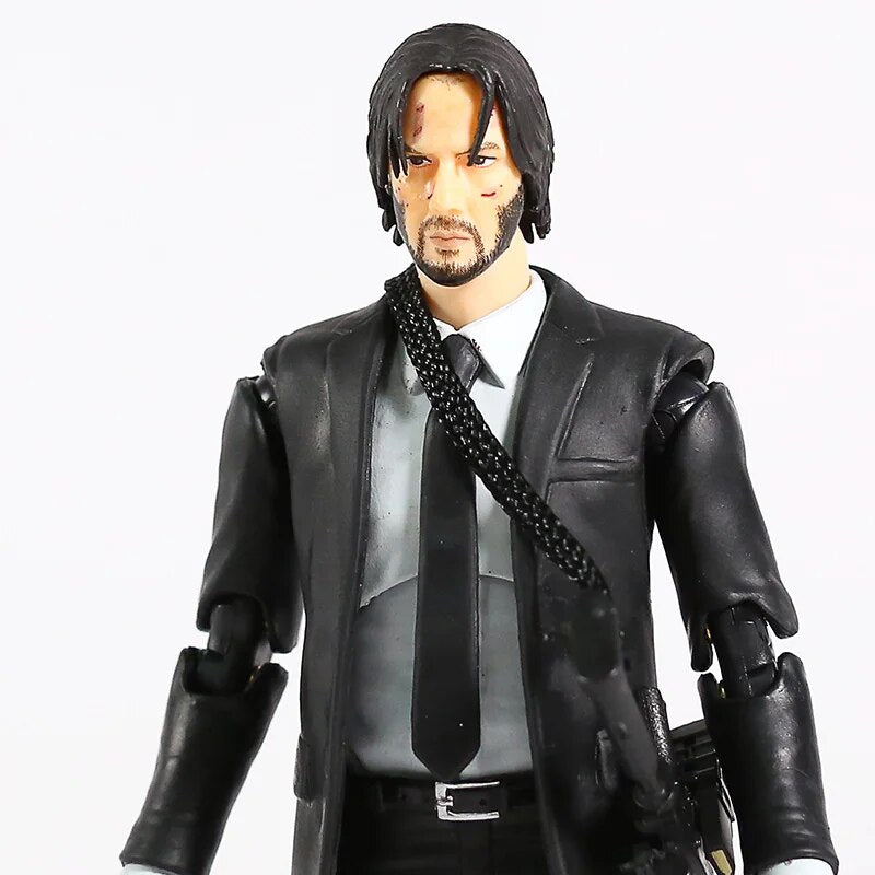 Boneco John Wick - Keanu Reeves - 14 cm