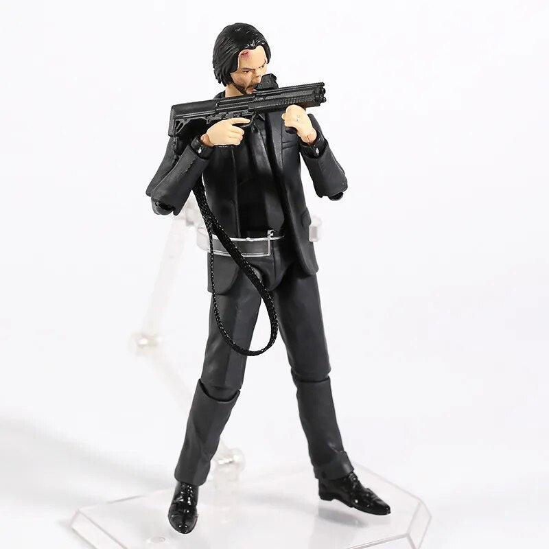 Boneco John Wick - Keanu Reeves - 14 cm