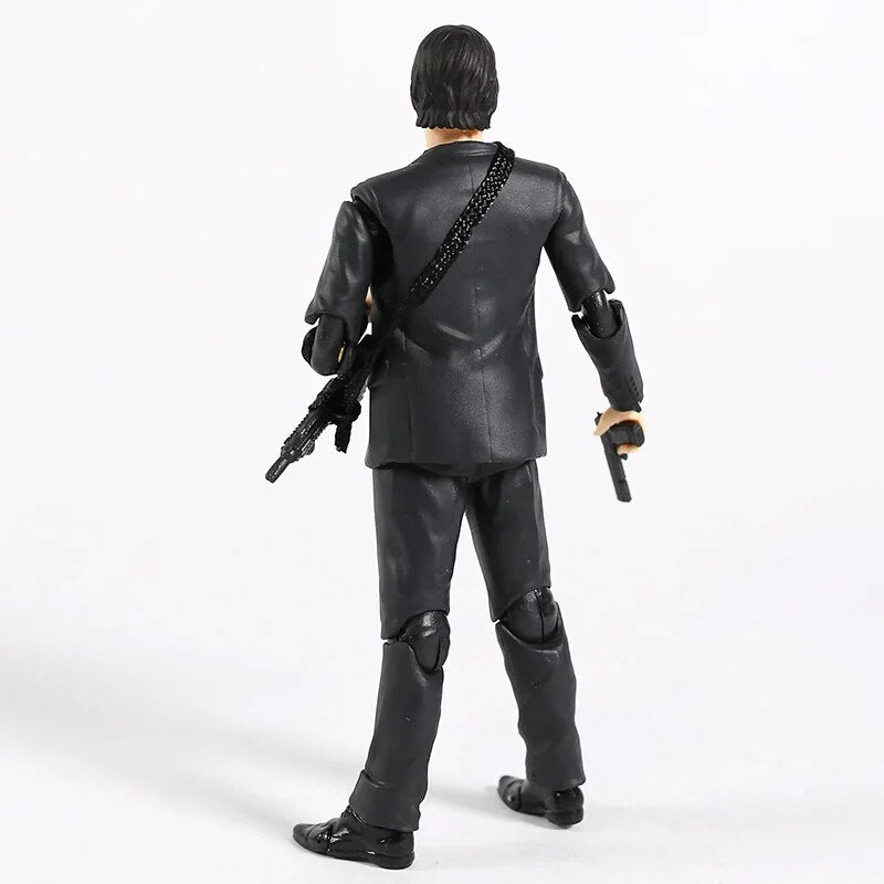 Boneco John Wick - Keanu Reeves - 14 cm