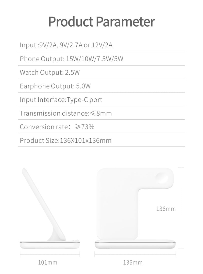 Carregador Wireless Pro - 3x1