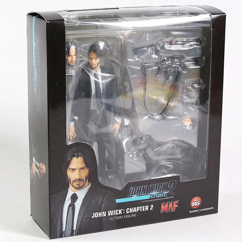 Boneco John Wick - Keanu Reeves - 14 cm