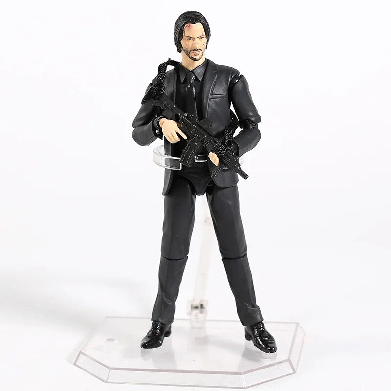 Boneco John Wick - Keanu Reeves - 14 cm