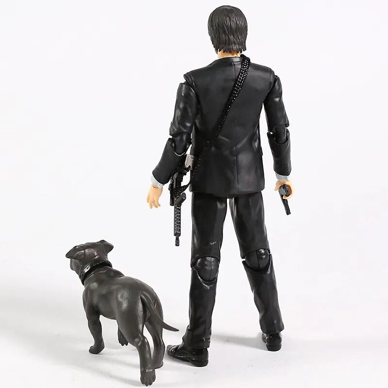 Boneco John Wick - Keanu Reeves - 14 cm