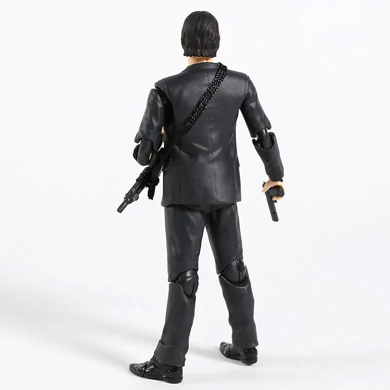 Boneco John Wick - Keanu Reeves - 14 cm